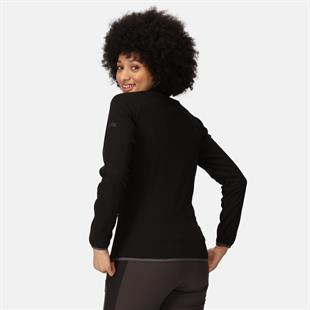 Regatta Kinwood Tam Fermuarlı Kadın Polar Ceket Siyah