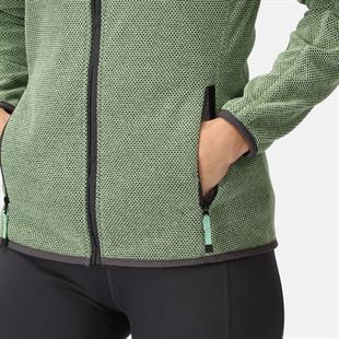 Regatta Kinwood Tam Fermuarlı Kadın Polar Ceket A.Yeşil