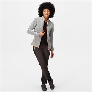 Regatta Kinwood Tam Fermuarlı Kadın Polar Ceket Gri