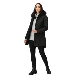 Regatta Sabinka Kadın Parka Mont Siyah