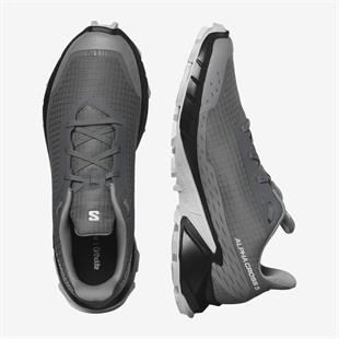 Salomon Alphacross 5 Erkek Koşu Ayakkabısı Gri