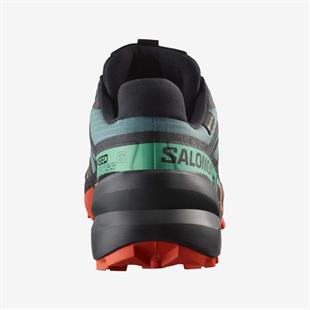 Salomon Speedcross 6 Gtx Erkek Koşu Ayakkabısı Yeşil-Turuncu 
