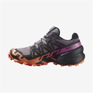 Salomon Speedcross 6 Gtx Kadın Koşu Ayakkabısı Turuncu/Siyah