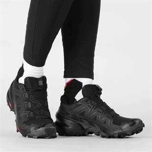 Salomon SpeedCross 6 Kadın Koşu Ayakkabısı Siyah