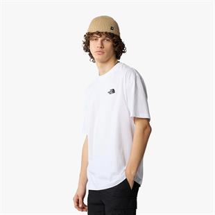 The North Face Essential Oversize Simple Dome Erkek T-Shirt Beyaz