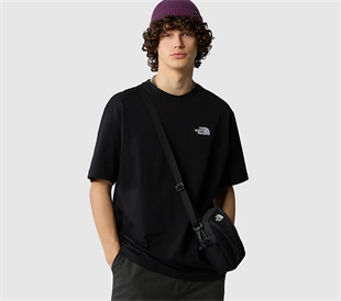 The North Face Essential Oversize Simple Dome Erkek T-Shirt Siyah
