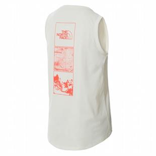 The North Face Foundation Graphic Tank Beyaz Kadın T-Shirt