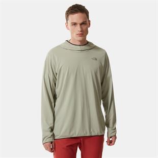 The North Face Belay Sun Erkek Yeşil Sweatshirt