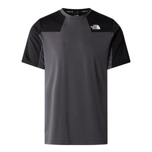 The North Face M Mountain Athletics Erkek Tişört Gri-Siyah