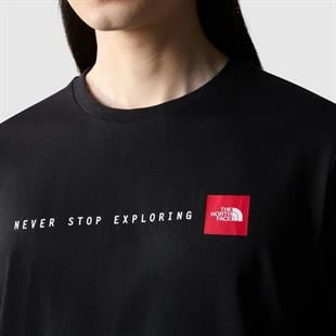 The North Face Never Stop Exploring Erkek T-Shirt Siyah