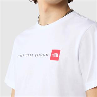 The North Face Never Stop Exploring Erkek T-Shirt Beyaz