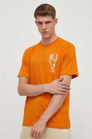 The North Face Outdoor Erkek T-Shirt Turuncu