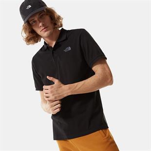 The North Face Polo Piquet Erkek T-Shirt Siyah
