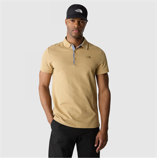 The North Face Premium Polo Piquet Erkek T-Shirt Bej