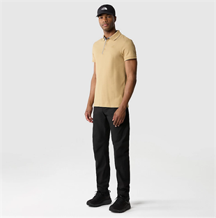 The North Face Premium Polo Piquet Erkek T-Shirt Bej