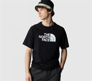 The North Face Raglan Easy Erkek T-Shirt Siyah