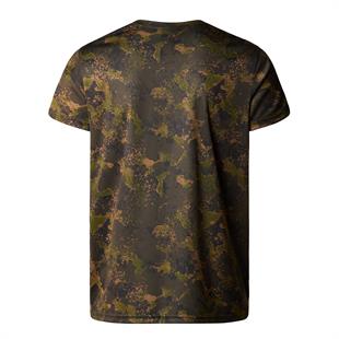 The North Face Reaxion Amp Crew Print Erkek T-Shirt Yeşil