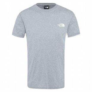 The North Face Reaxion Red Box Gri Erkek T-Shirt