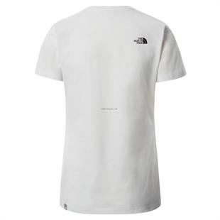 The North Face S/S Easy Kadın Beyaz T-Shirt