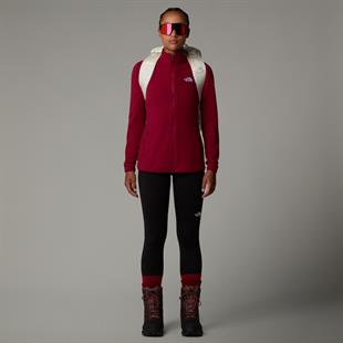 The North Face W 100 Glacier Kadın Bordo Polar