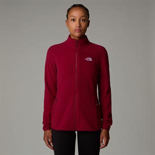 The North Face W 100 Glacier Kadın Bordo Polar