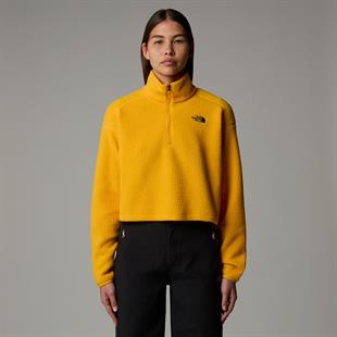 The North Face W Crop High Pile Sarı Kadın Polar Fleece