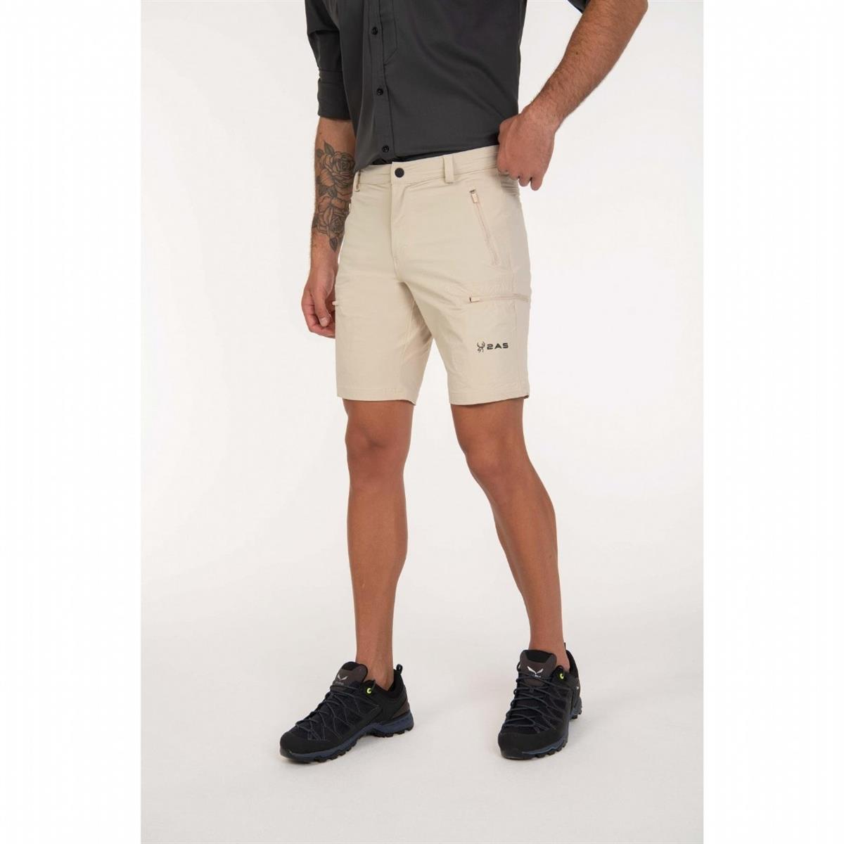 2AS Porto Erkek Krem Şort