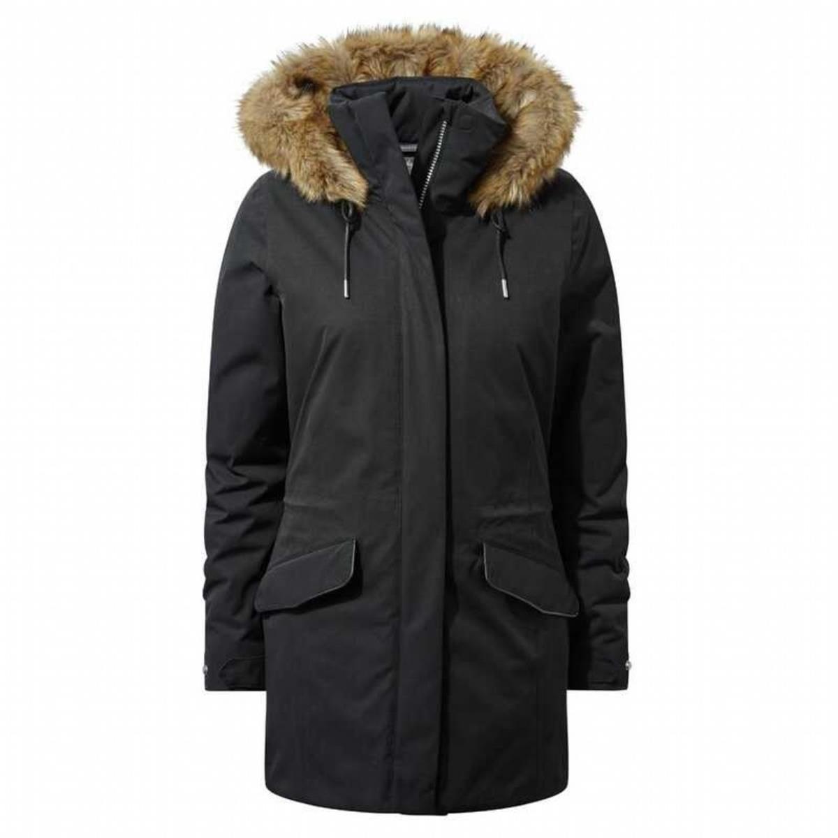 Craghoppers Josefine Kadın Parka Siyah Mont