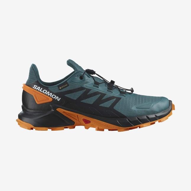 Salomon SuperCross 4 Gtx Erkek Ayakkabı Turkuaz/Turuncu
