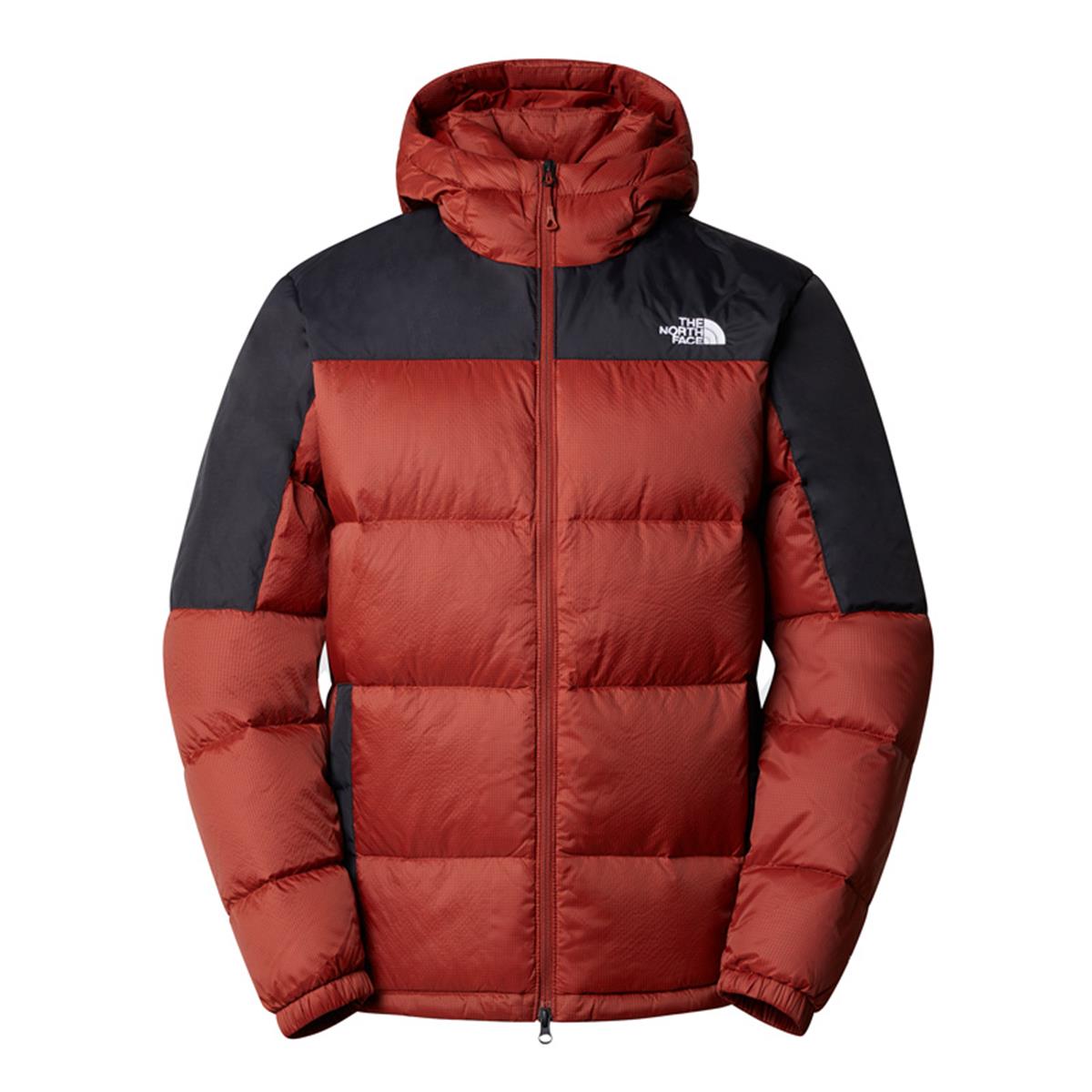 The North Face Diablo Kapüşonlu Kaz Tüylü Kırmızı/Siyah Erkek Mont