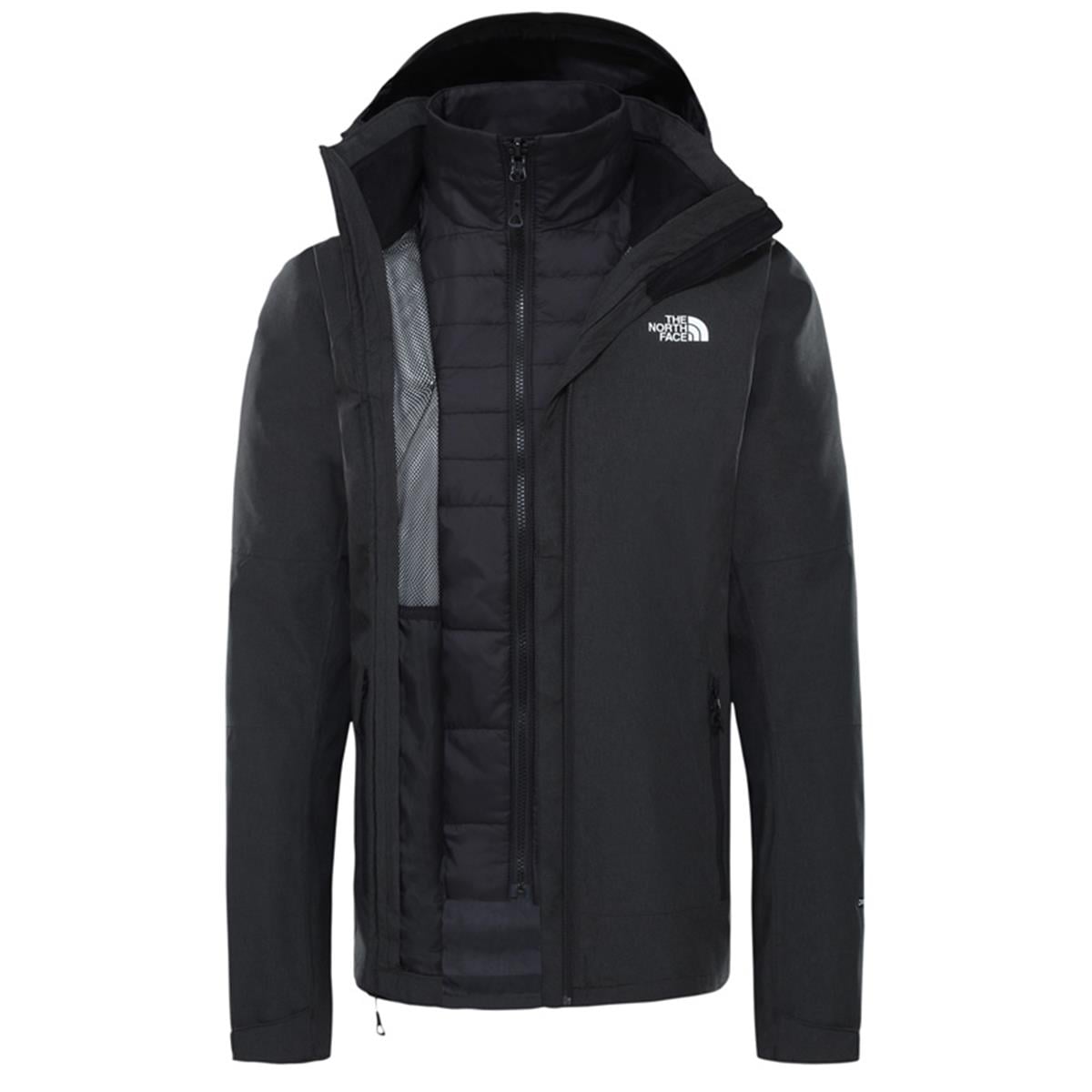 The North Face Inlux Triclimate Kadın Kapüşonlu Siyah Mont