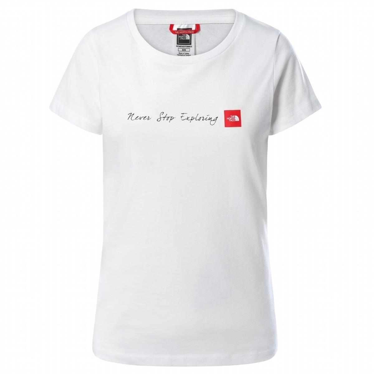 The North Face Never Stop Exploring Beyaz Kadın T-Shirt