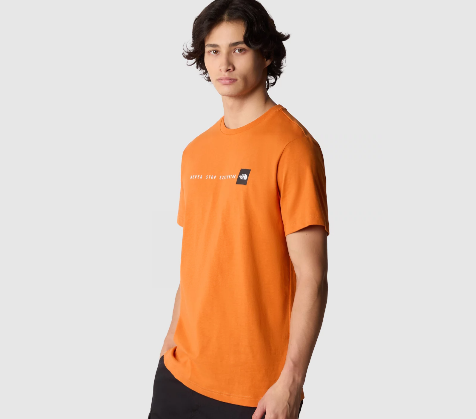 The North Face Never Stop Exploring Erkek T-Shirt Turuncu