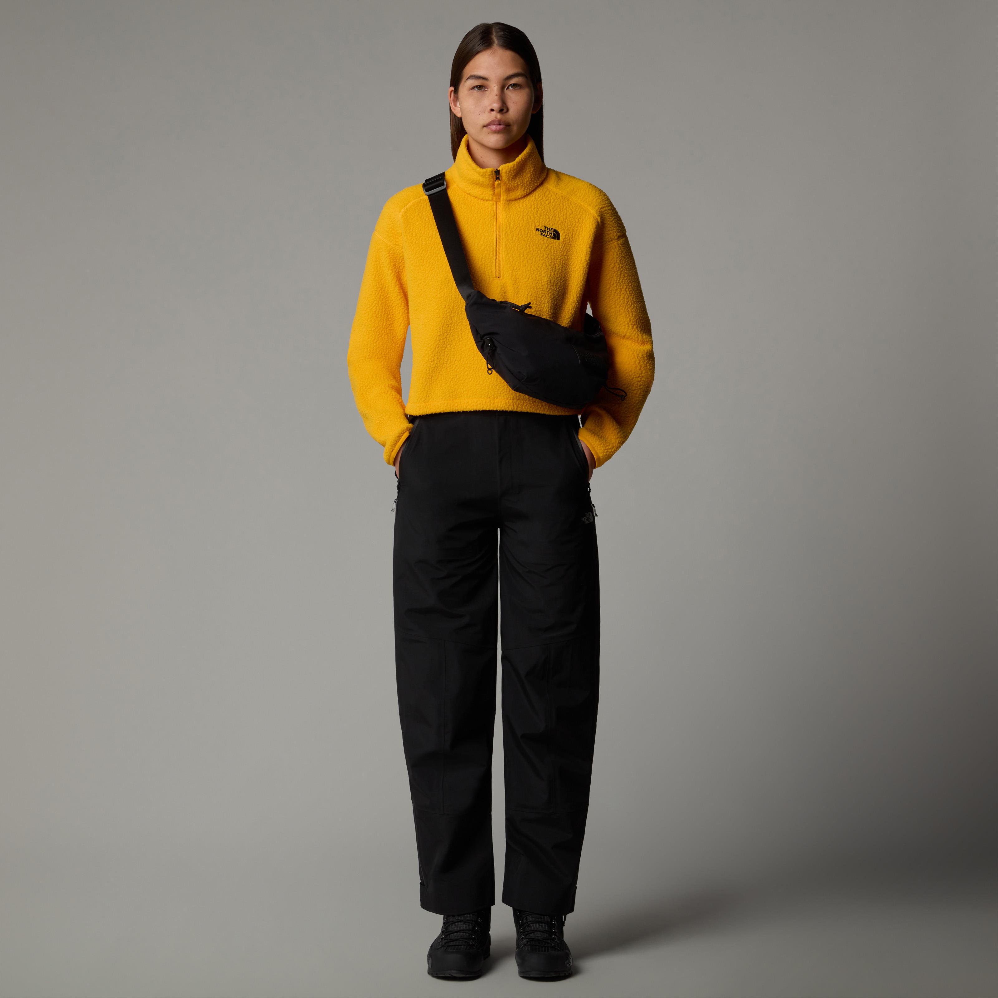 The North Face W Crop High Pile Sarı Kadın Polar Fleece