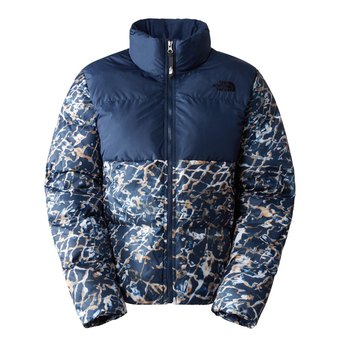 The North Face W Saıkuru Desenli Mavi Kadın Ceket