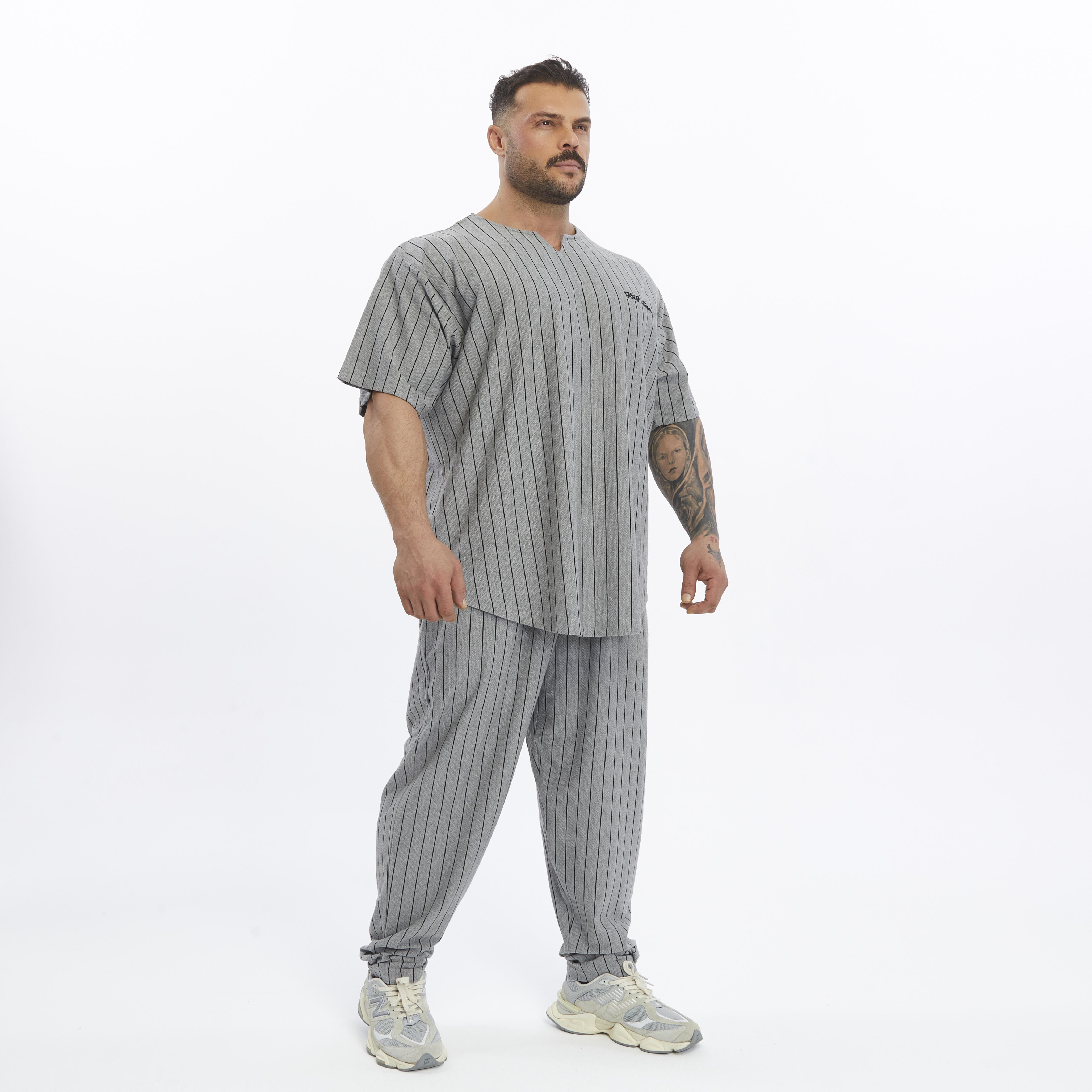 Mens Cotton Sweatpants With Drawstring Waistband Side Pockets