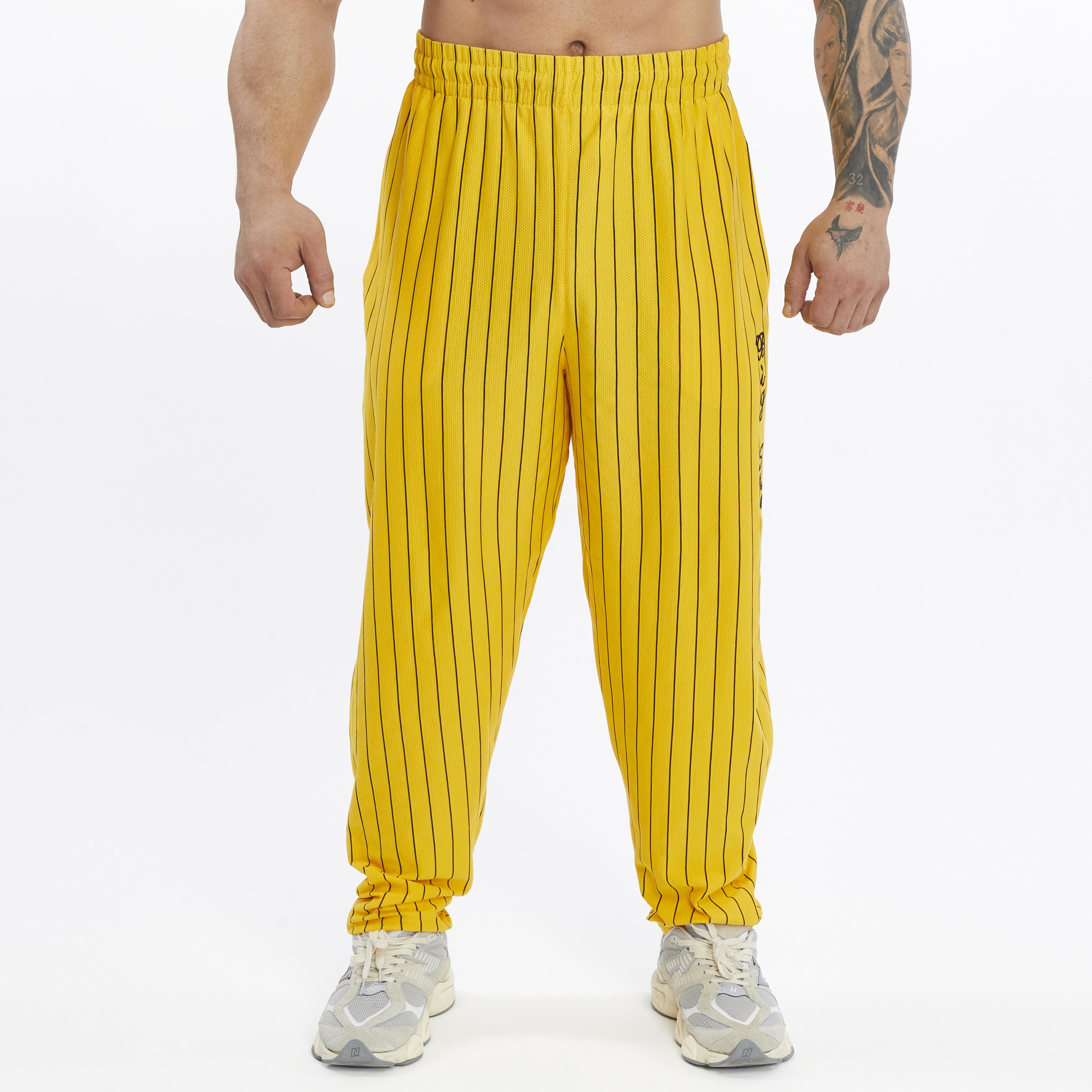 Mens Cotton Sweatpants With Drawstring Waistband Side Pockets