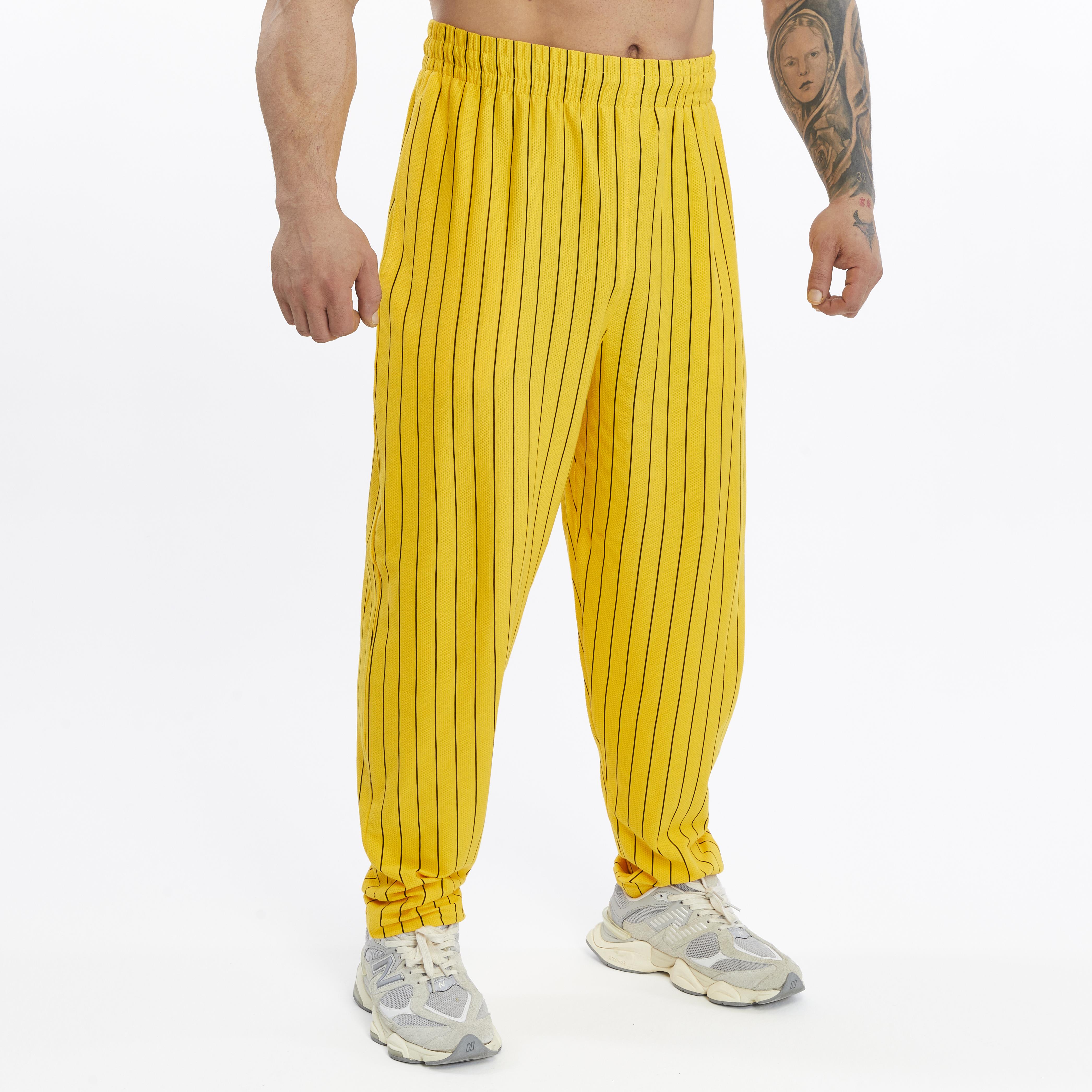 Mens Cotton Sweatpants With Drawstring Waistband Side Pockets