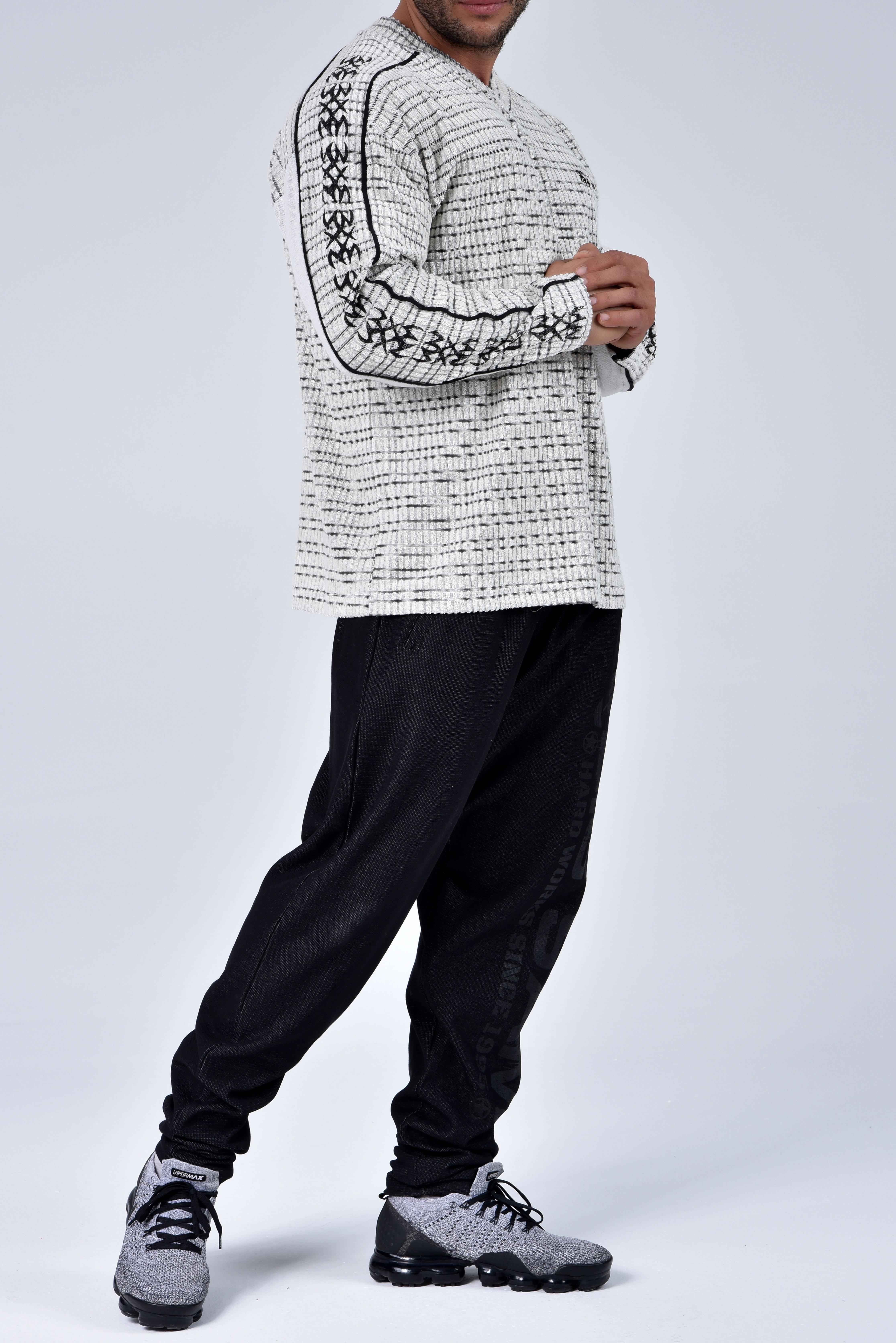 Mens Fashion Sweatshirt V-Neck