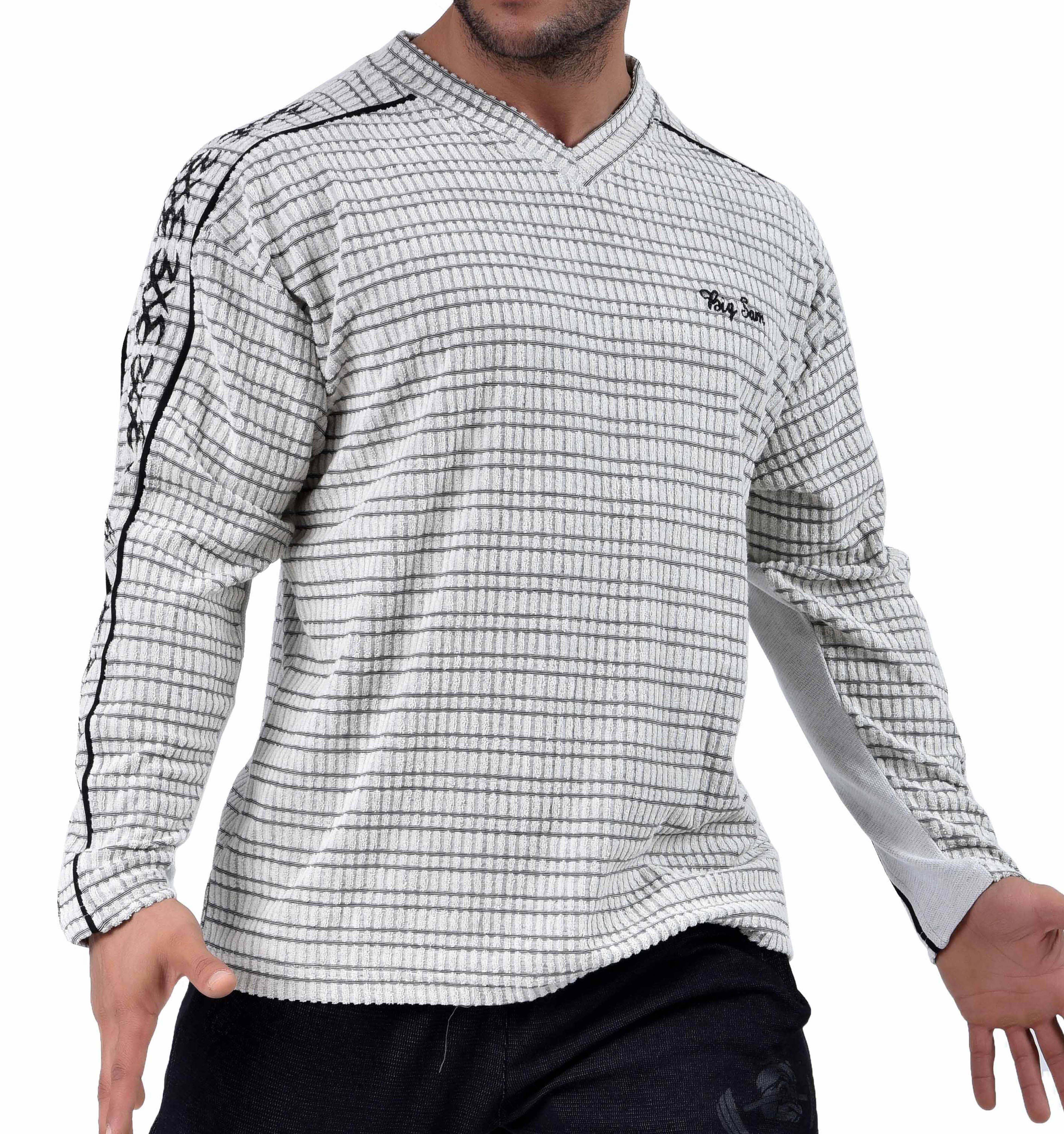 Mens Fashion Sweatshirt V-Neck