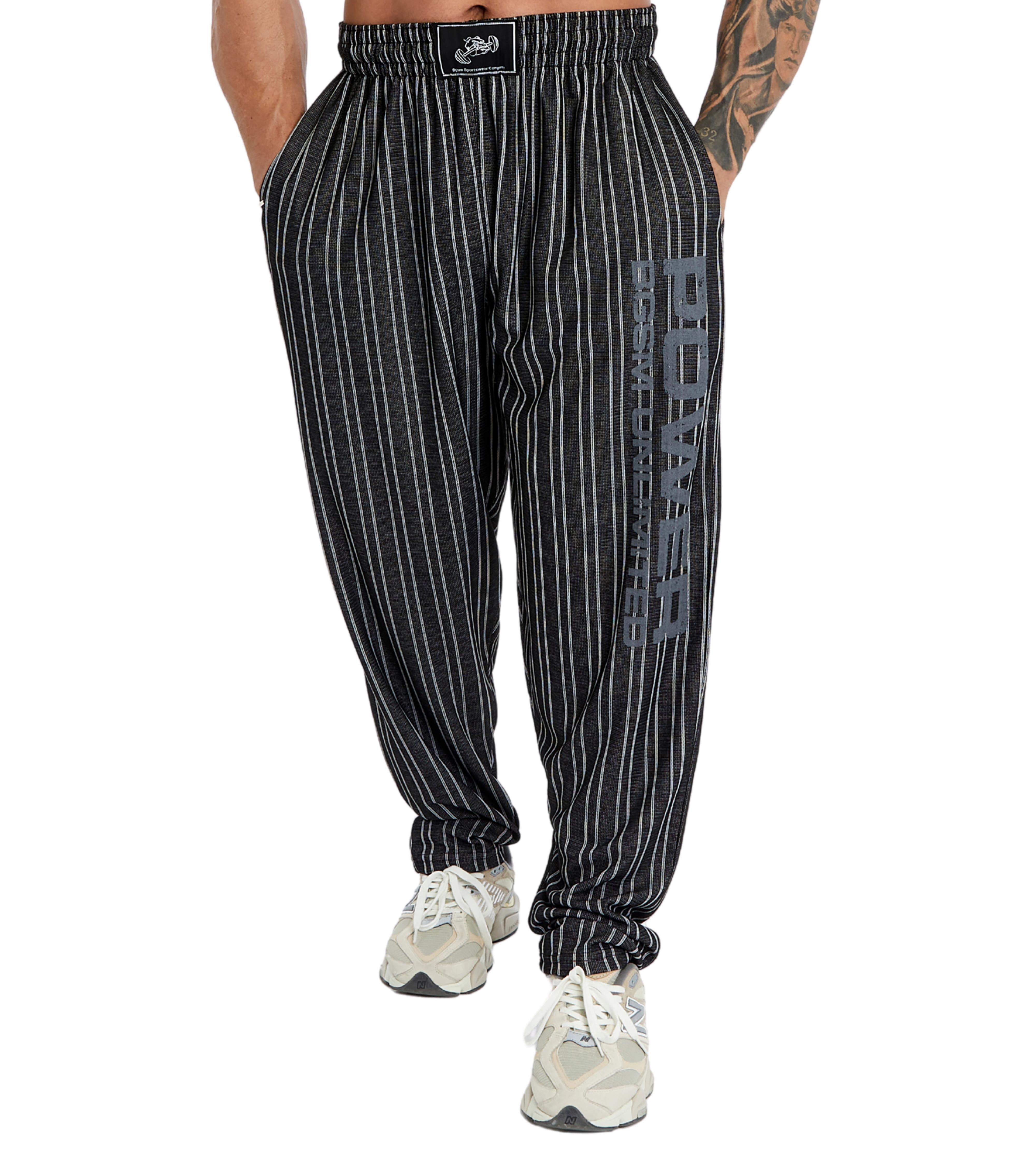 Mens Gym Pants Loose Fit Baggy Pants 