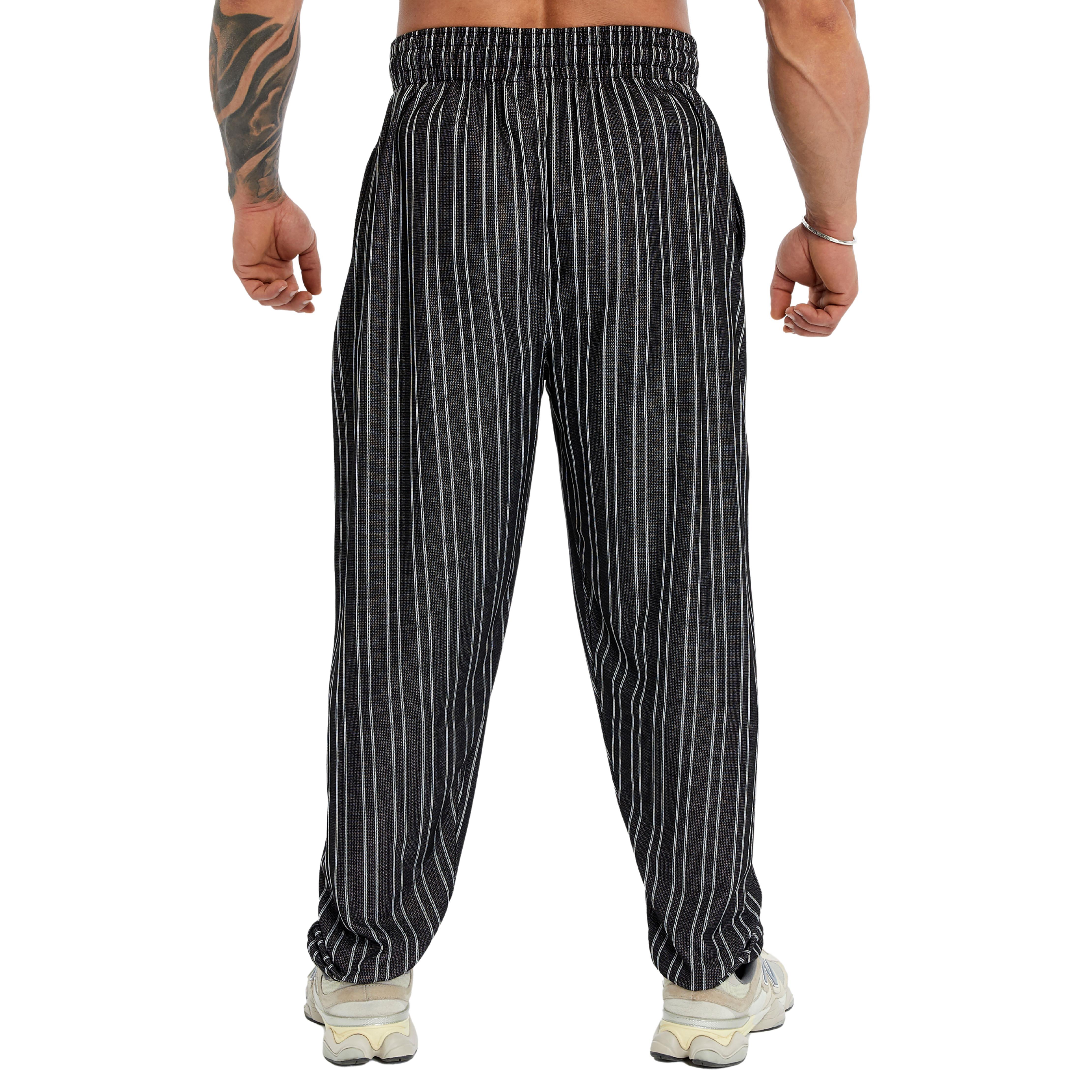 Mens Gym Pants Loose Fit Baggy Pants 