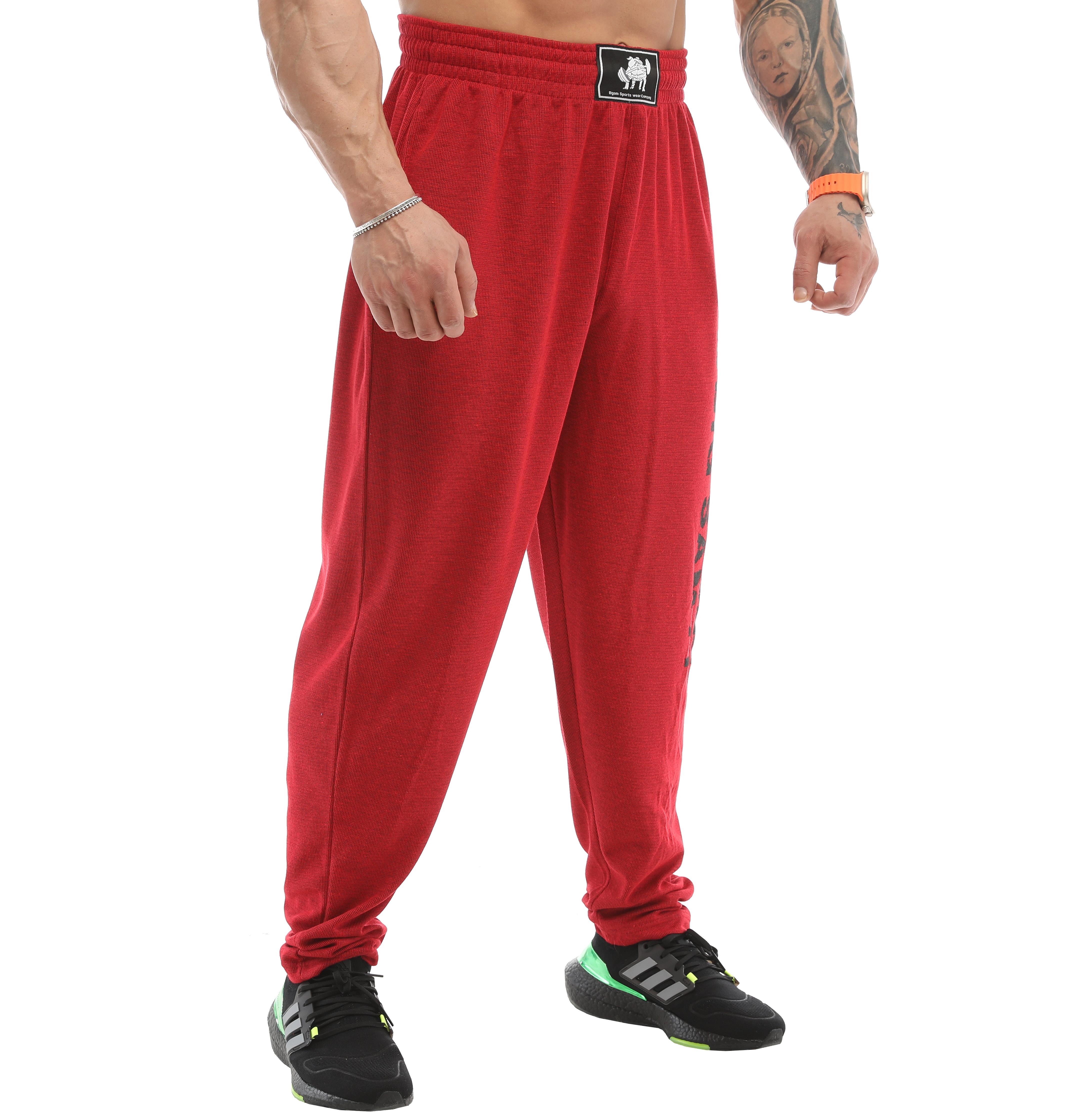 Mens Gym Pants Loose Fit Baggy Pants 