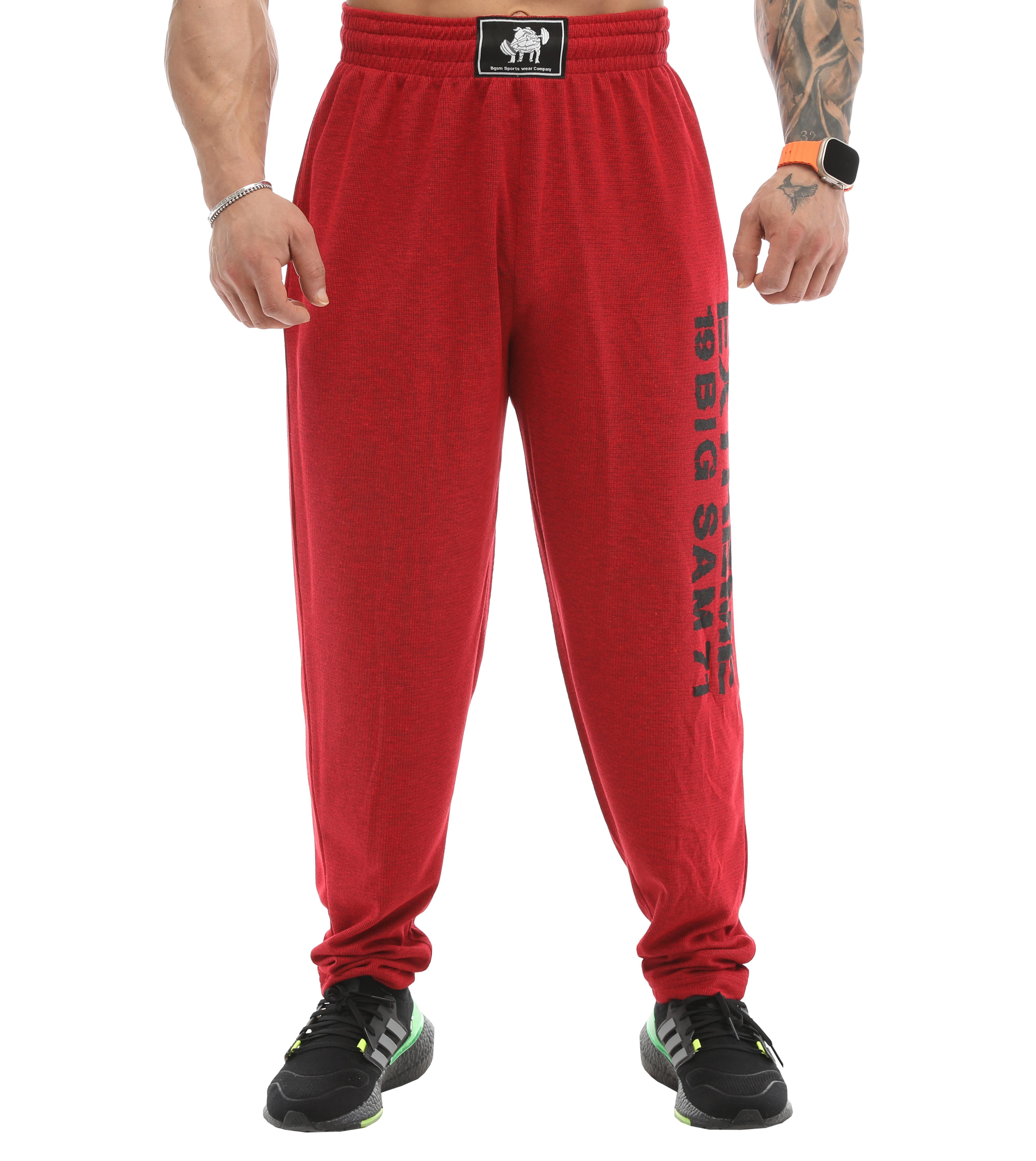 Mens Gym Pants Loose Fit Baggy Pants 