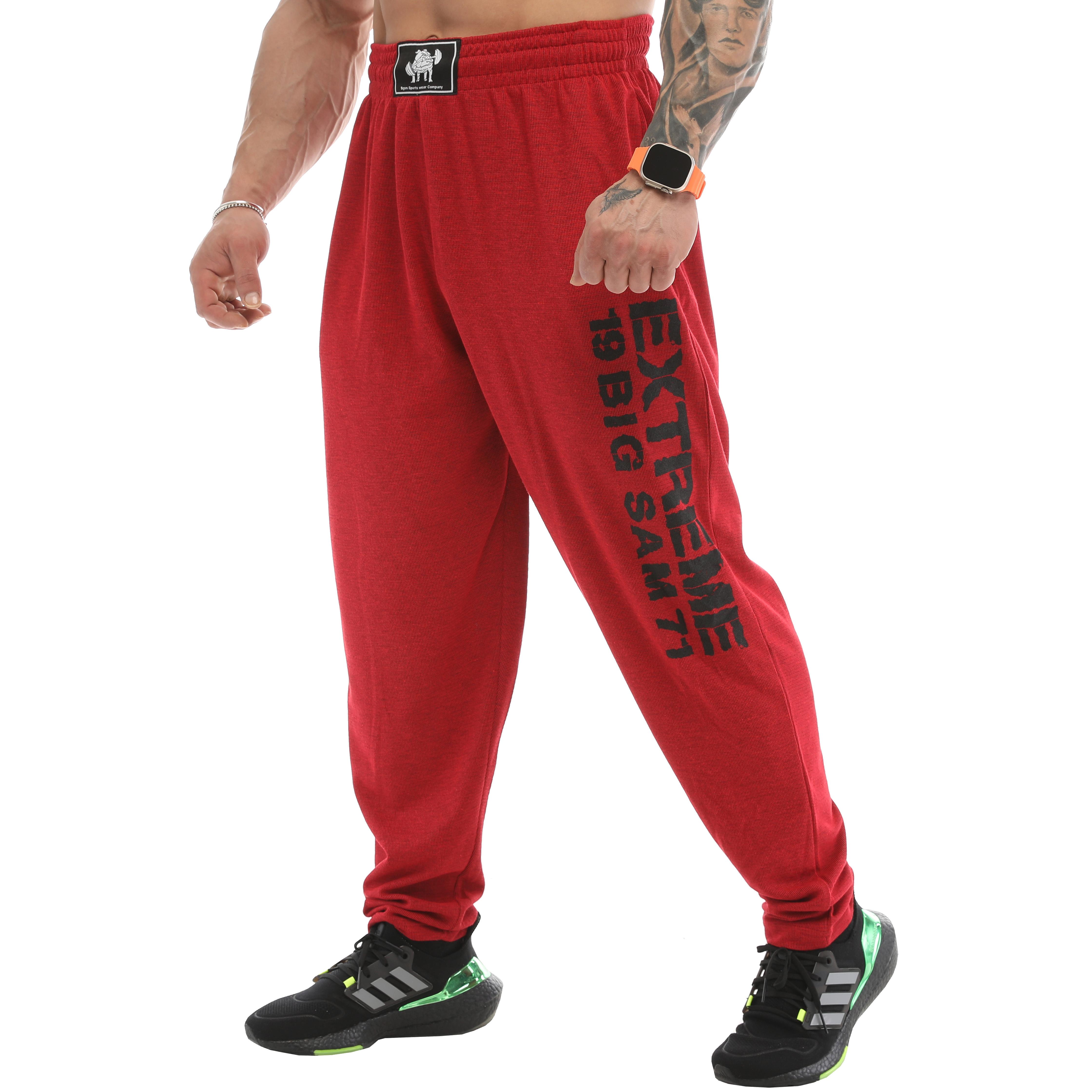 Mens Gym Pants Loose Fit Baggy Pants 