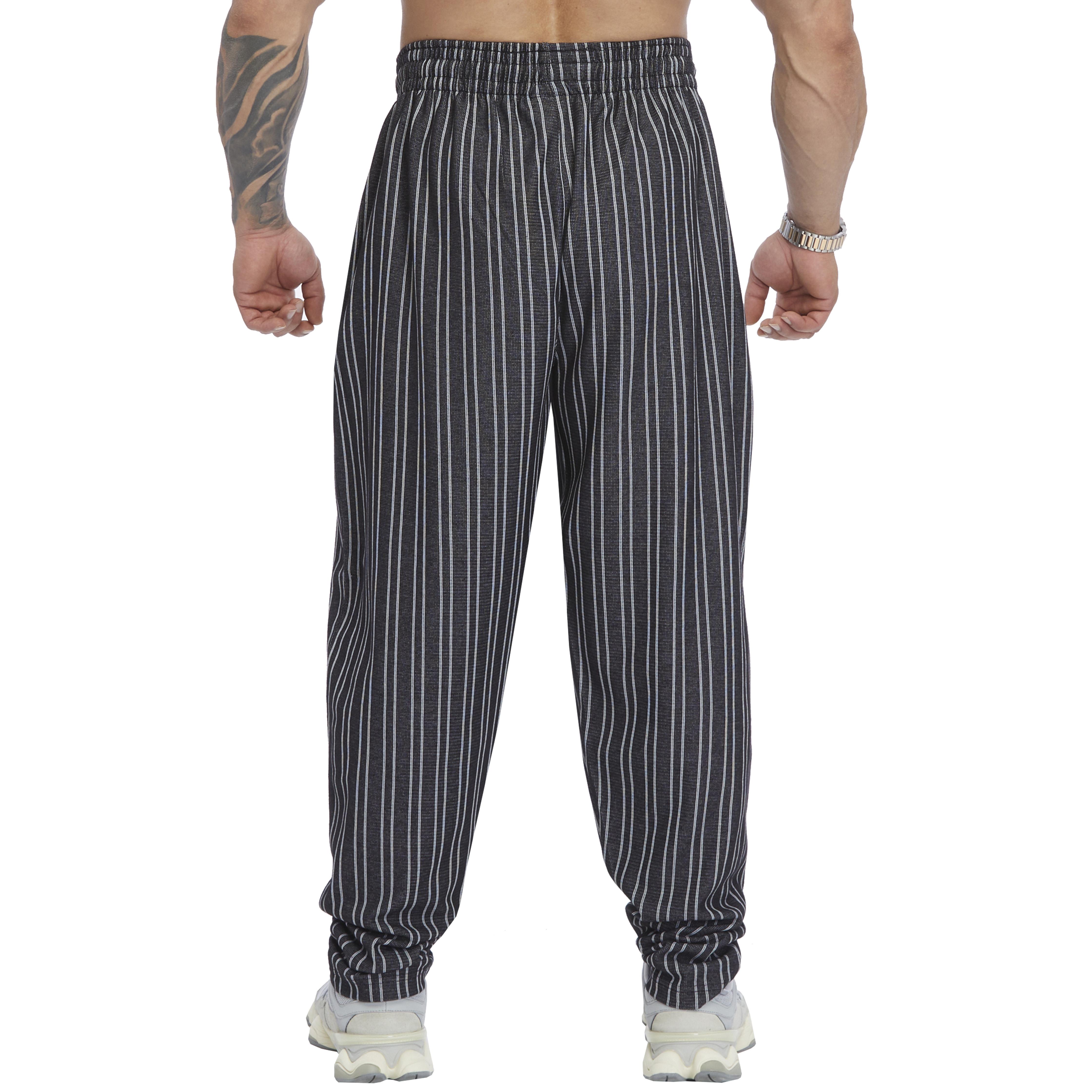 Mens Loose Fit Cotton Sweatpants with Pockets