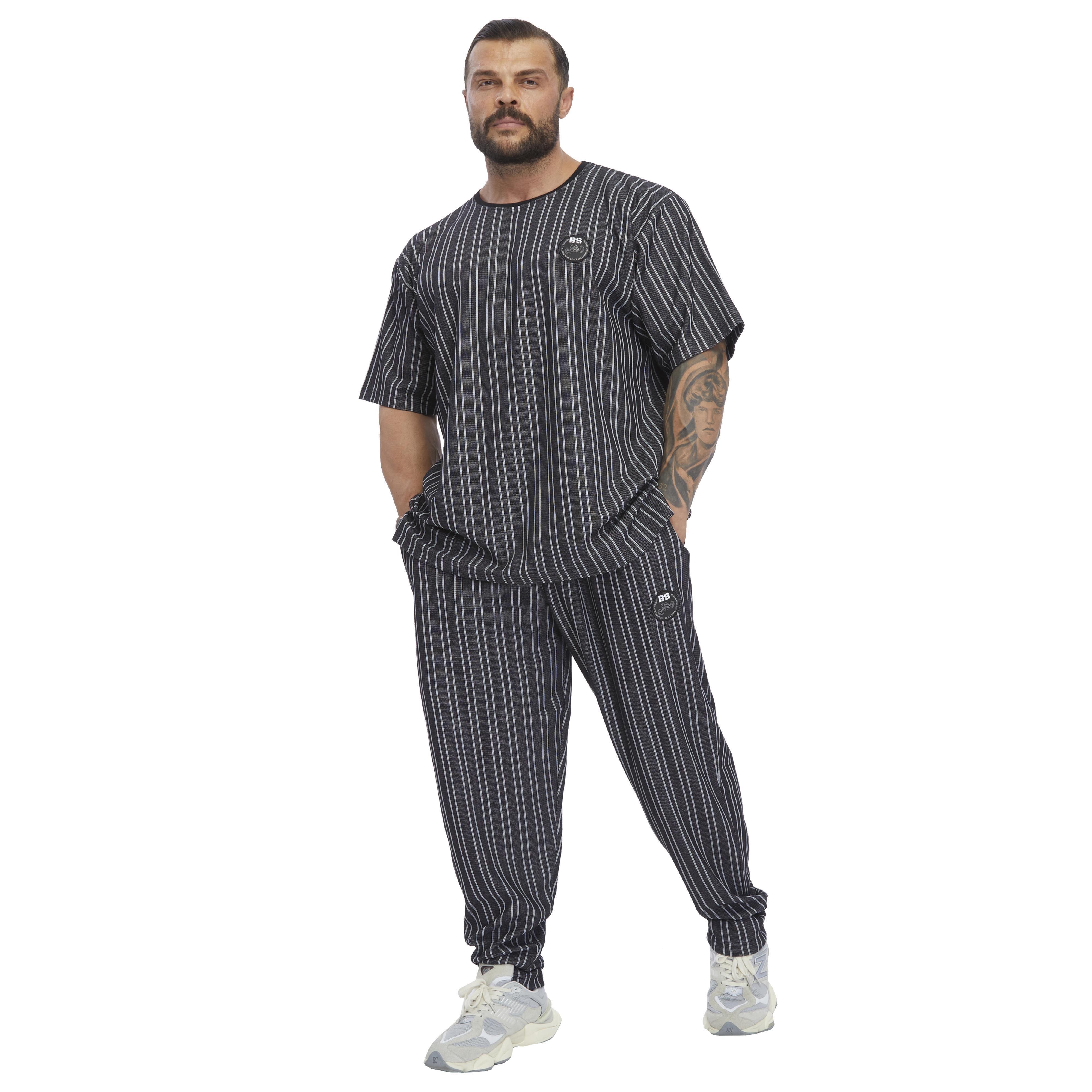 Mens Loose Fit Cotton Sweatpants with Pockets