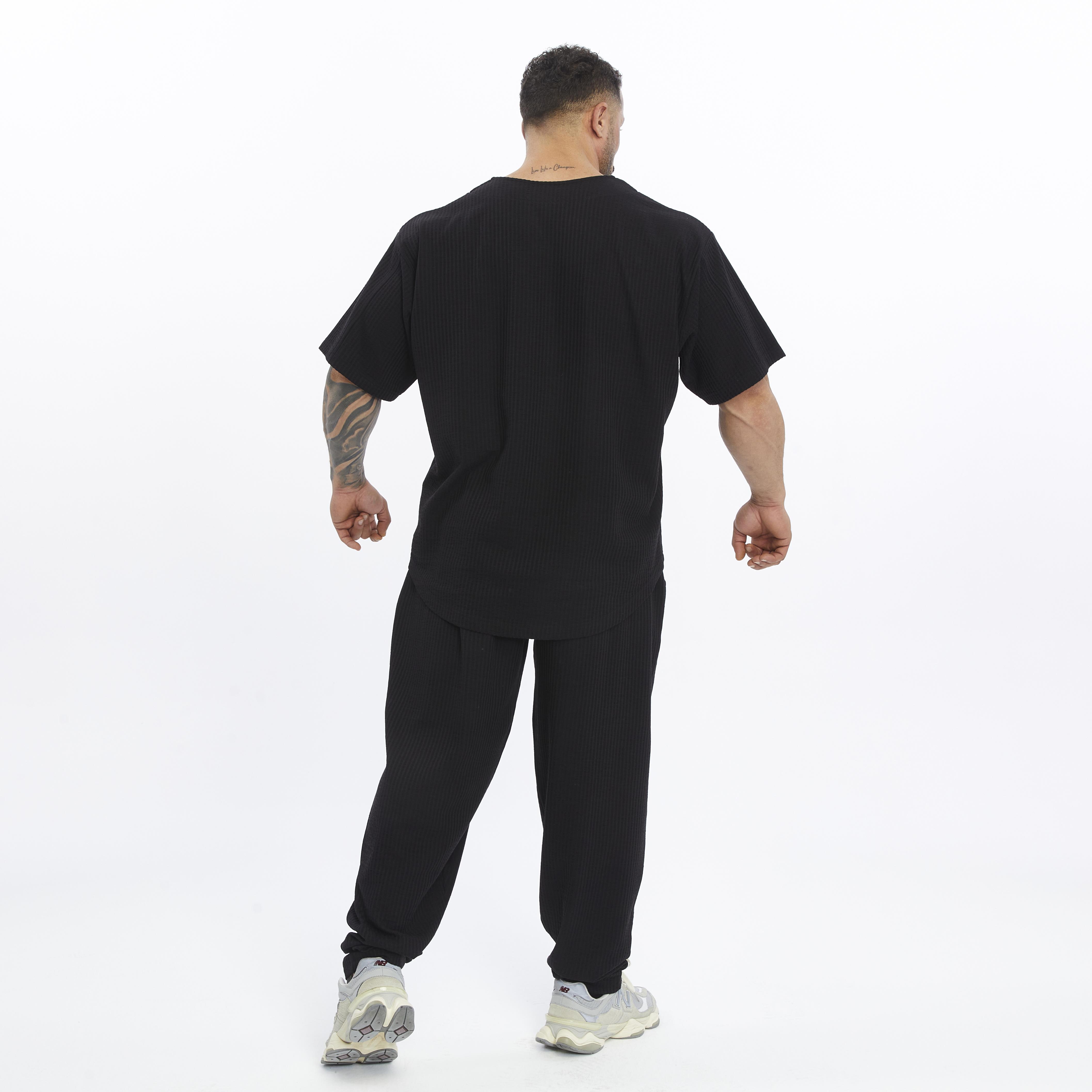 Mens Loose Fit Cotton Sweatpants with Pockets