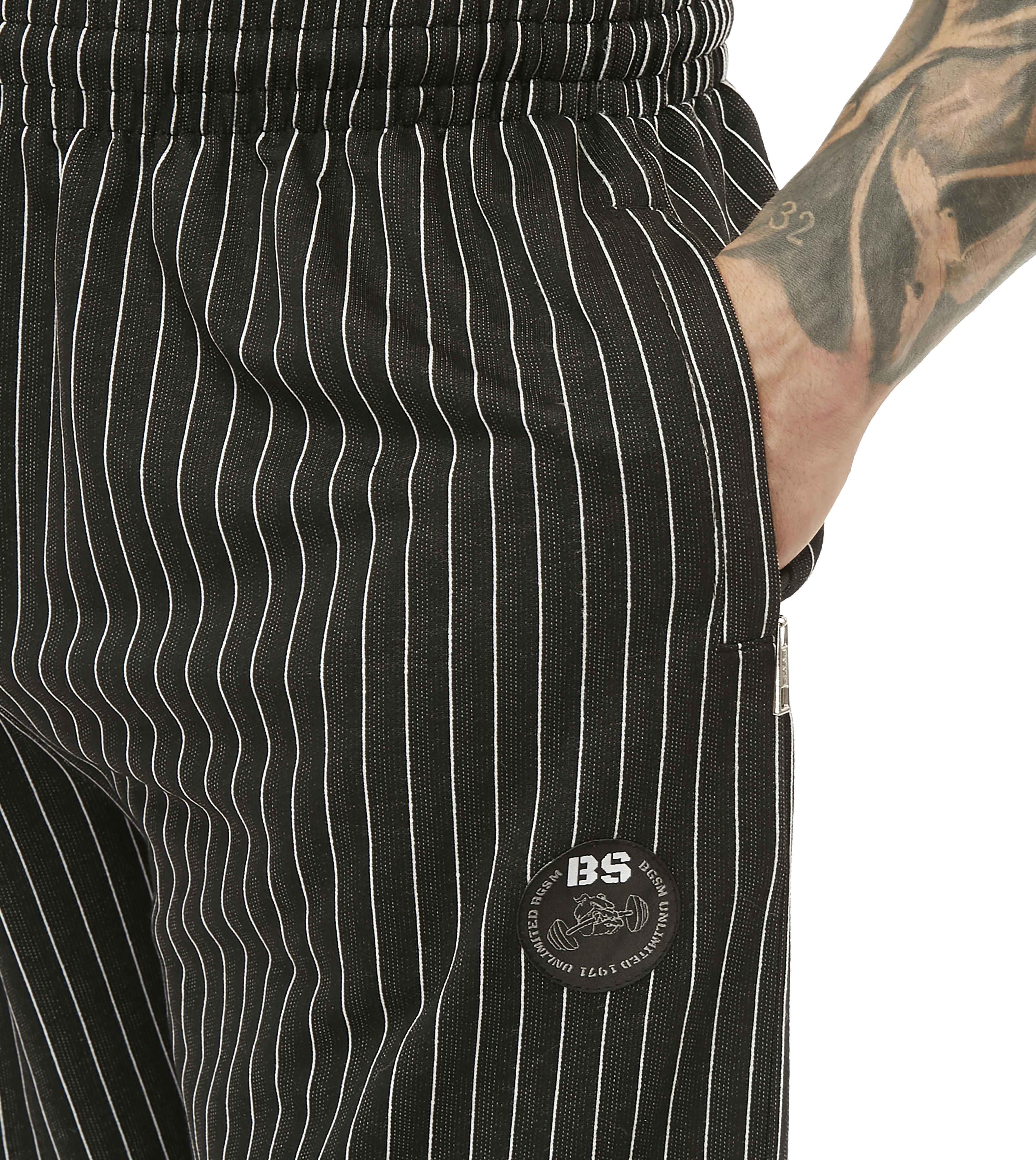 Mens Loose Fit Gym Sweatpants with Zippered Pockets