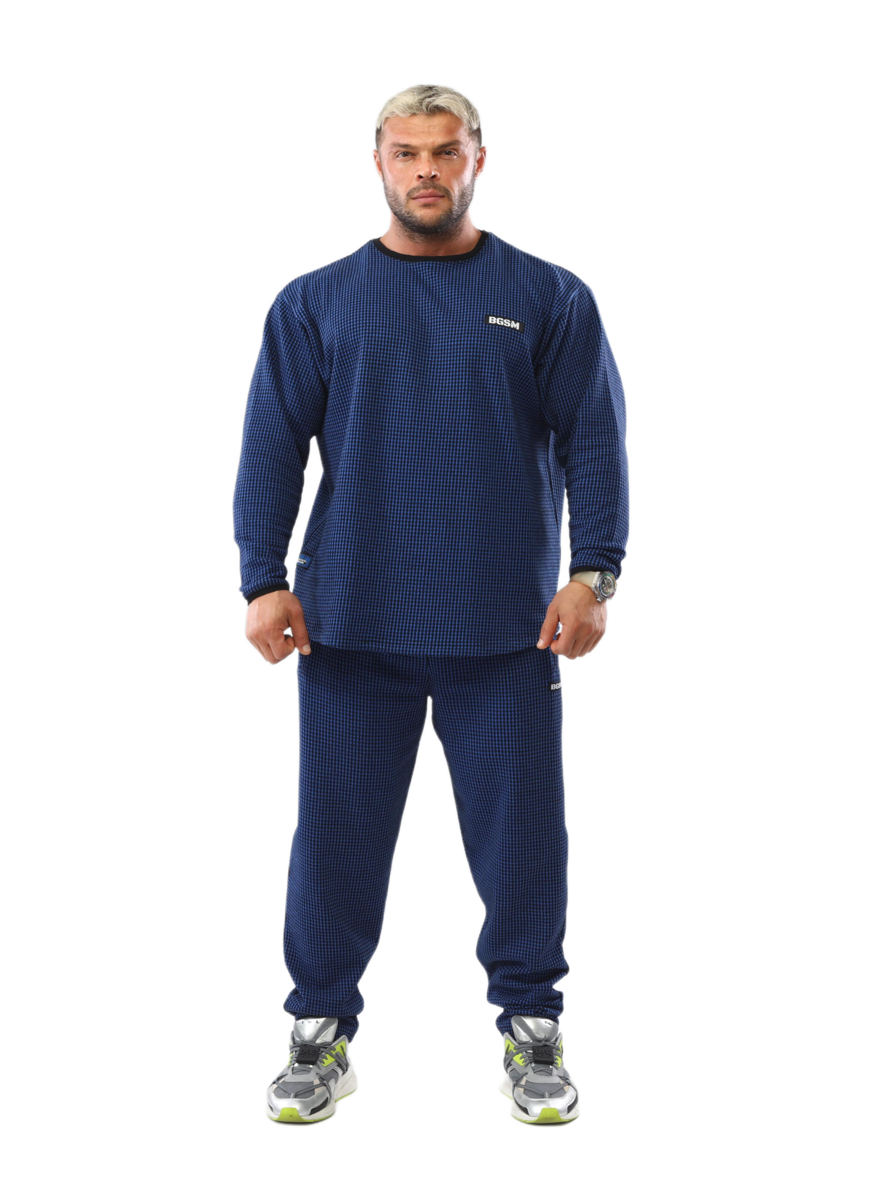 Mens Loose Fit Sweatshirt Crew Neck Winter Sweater
